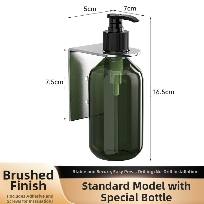 304 nerūdijančio plieno muilo dozatorius, neperforuotas viešbučio tualeto dušo želės rankų dezinfekavimo priemonės butelis, skirtas eksportui per sieną