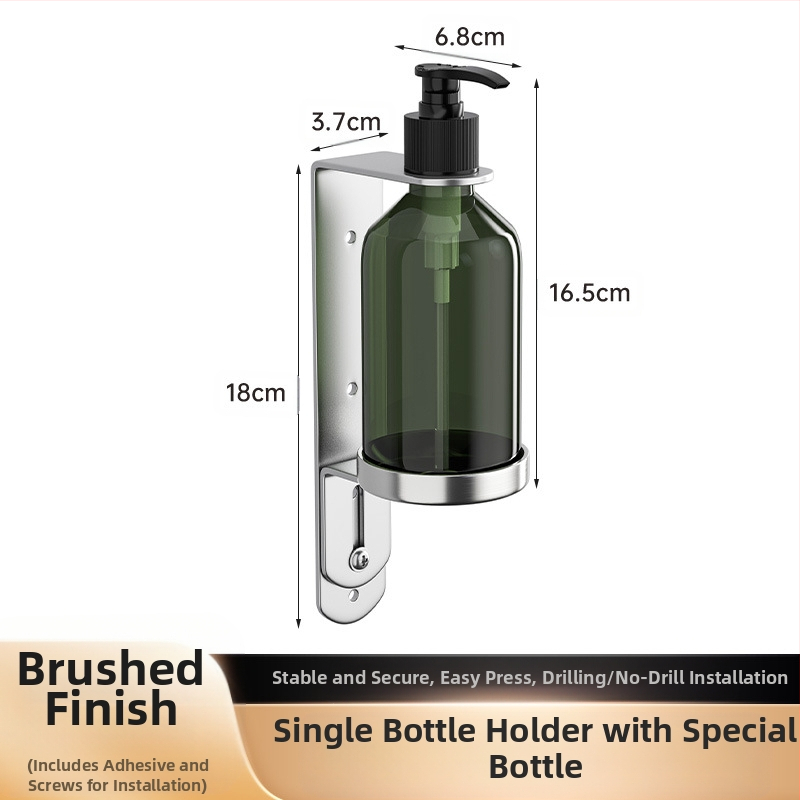 304 nerūdijančio plieno muilo dozatorius, neperforuotas viešbučio tualeto dušo želės rankų dezinfekavimo priemonės butelis, skirtas eksportui per sieną
