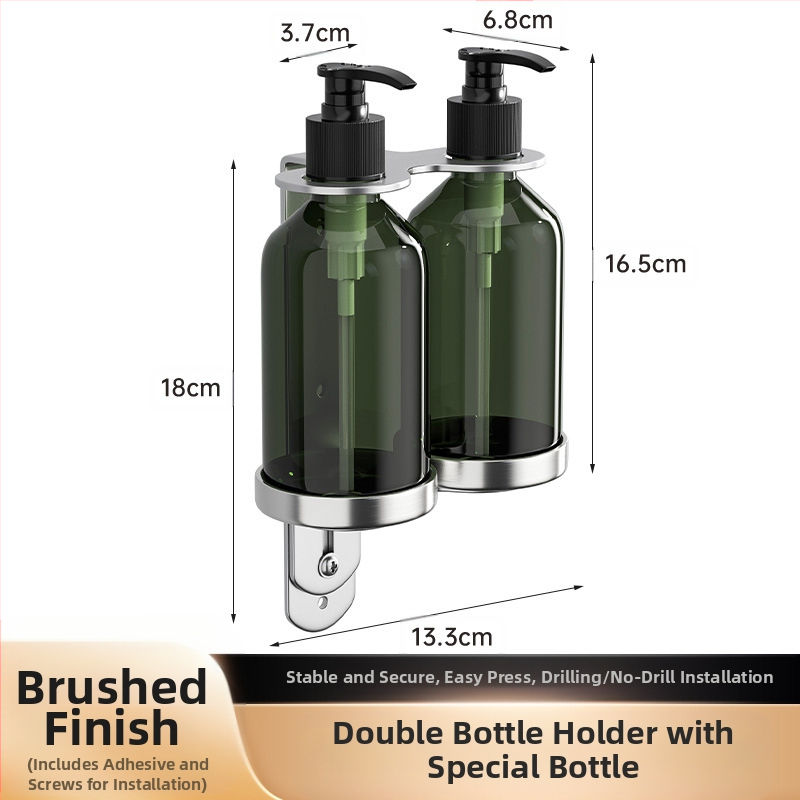 304 nerūdijančio plieno muilo dozatorius, neperforuotas viešbučio tualeto dušo želės rankų dezinfekavimo priemonės butelis, skirtas eksportui per sieną