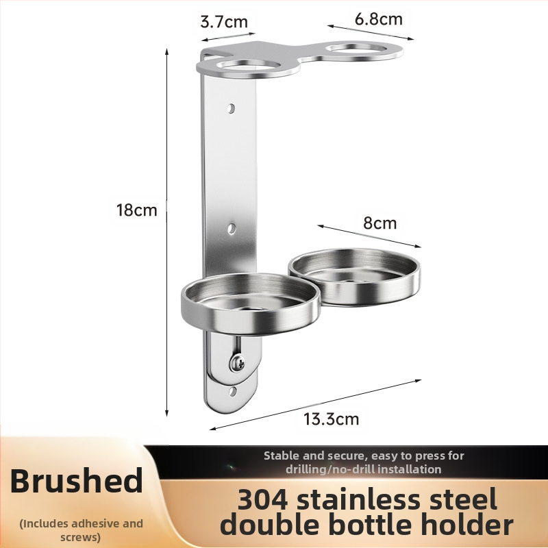 304 nerūdijančio plieno muilo dozatorius, neperforuotas viešbučio tualeto dušo želės rankų dezinfekavimo priemonės butelis, skirtas eksportui per sieną