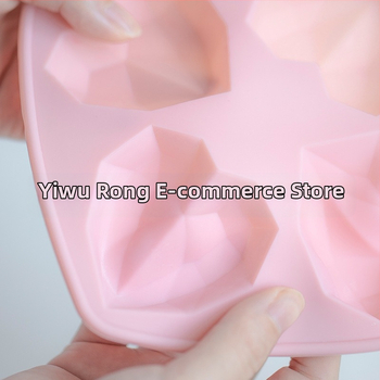 Καλούπι σιλικόνης για κέικ σε σχήμα καρδιάς, 6 συνεχόμενα καλούπια ψησίματος, γύψου αρωματοθεραπείας, κόλλα, εργαλεία ψησίματος