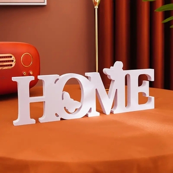 Anglų abėcėlės papuošalai, europietiško stiliaus namų darbalaukio dekoravimas, vakarėlio atmosfera, plastikiniai amatai, formos dovanos