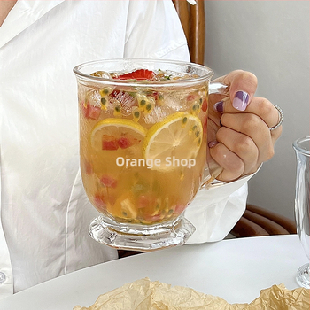 Didelės talpos stiklinė su sulčių puodeliu, buitinis vandens puodelis, vėjo puodelis, vaikų vasaros alaus gėrimas, didmeninė prekyba karve