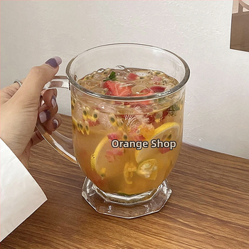 Didelės talpos stiklinė su sulčių puodeliu, buitinis vandens puodelis, vėjo puodelis, vaikų vasaros alaus gėrimas, didmeninė prekyba karve