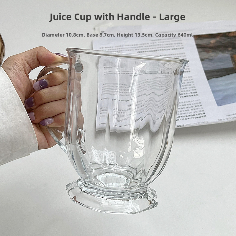 Didelės talpos stiklinė su sulčių puodeliu, buitinis vandens puodelis, vėjo puodelis, vaikų vasaros alaus gėrimas, didmeninė prekyba karve