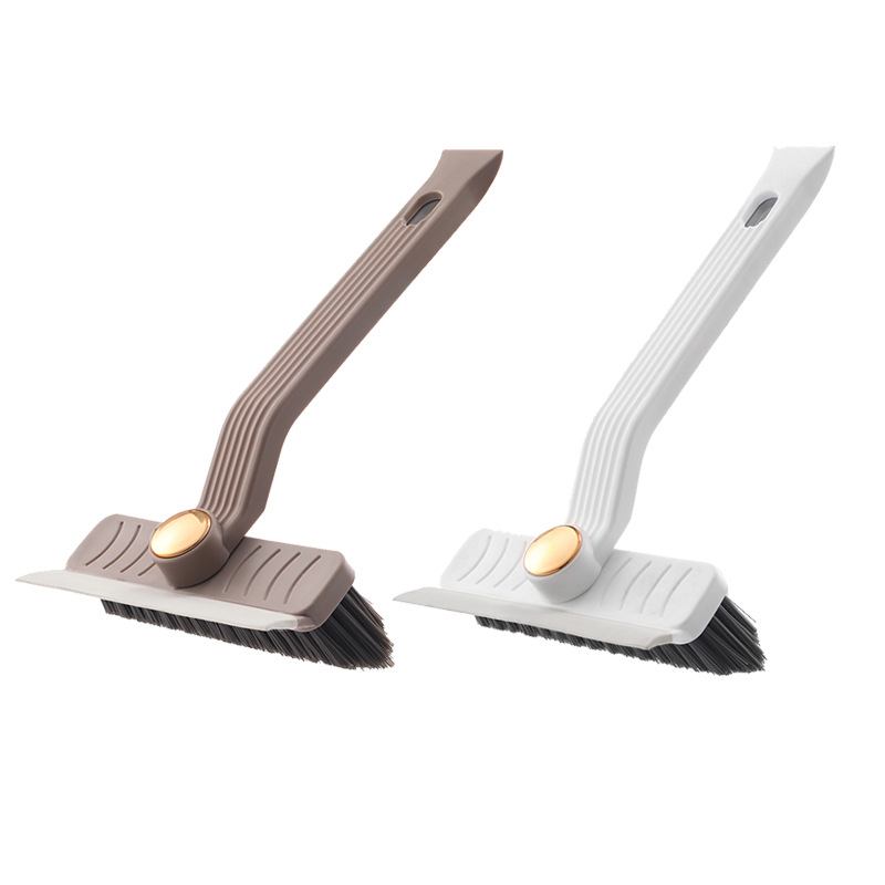 Rotējoša daudzfunkcionāla spraugu tīrīšanas birste ar cietiem matiem, divi vienā, vannas istabas flīzēm, bez stāva leņķa, grīdas spraugas birste, sienu birste, grīdas birste