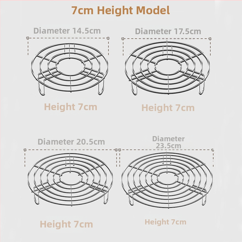 Решетка за готвене на пара Решетка за готвене на пара Решетка за готвене на пара Решетка за готвене на пара Решетка за закачалка за готвене на ориз от неръждаема стомана 304, водоустойчива, за дома, с висока стойка