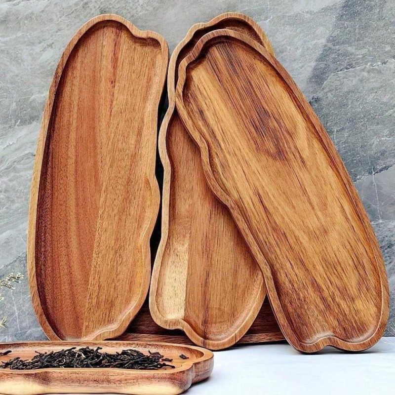 Puidust pilvetaldrik, Jaapani stiilis suupistetaldrik, kohvikandik, magustoidutaldrik, leib, suupistetaldrik, köögitaldrik