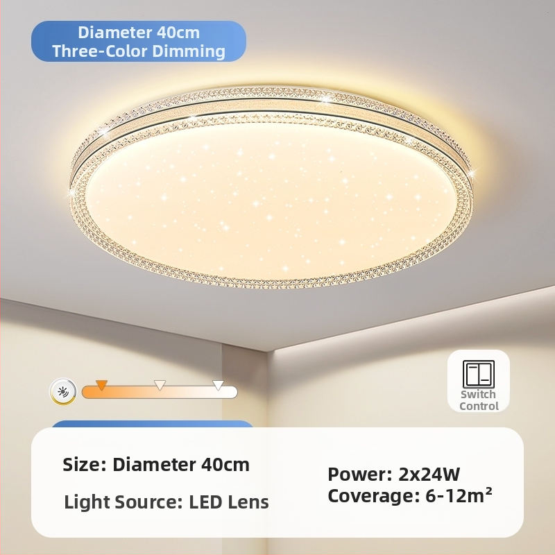 Φωτιστικό οροφής LED, απλό μοντέρνο φωτιστικό σαλονιού, στρογγυλό δωμάτιο, γραφείο, μπαλκόνι, διάδρομο, νέο φωτιστικό