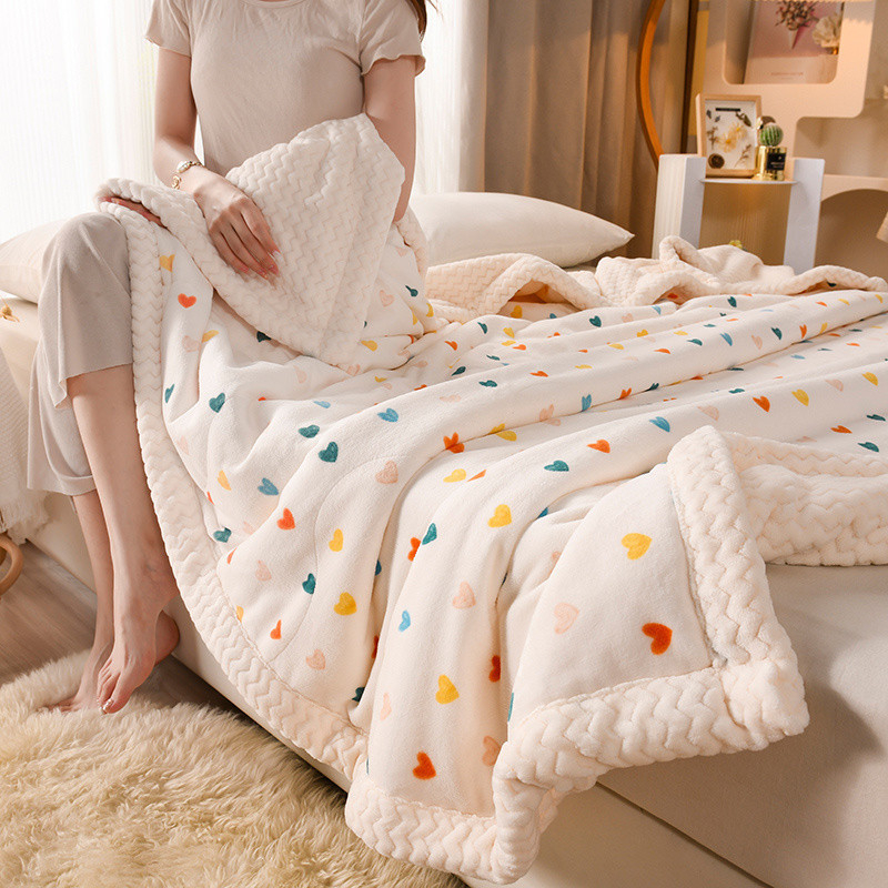 Gyerektakaró, téli, vastagított babatakaró, kis takaró, irodai szundikálótakaró, korallpolár babatakaró, téli