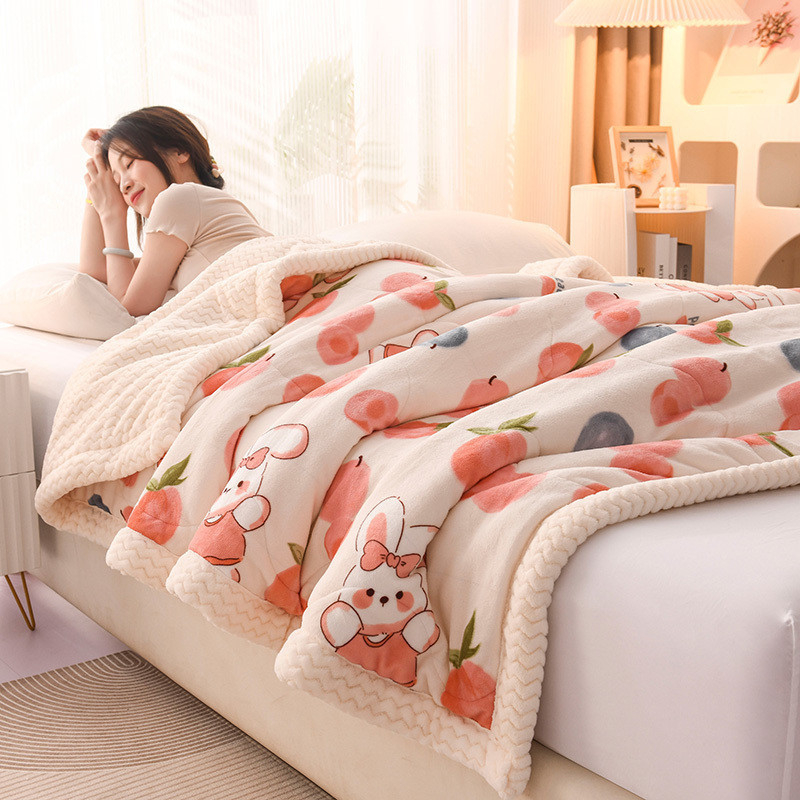 Gyerektakaró, téli, vastagított babatakaró, kis takaró, irodai szundikálótakaró, korallpolár babatakaró, téli