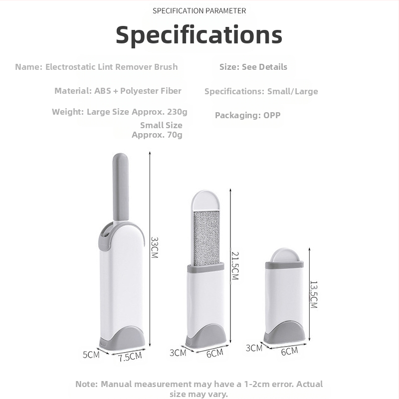 Oblečenie na odstránenie lepkavých chlpov z kefy na odstránenie prachu z kefy na oblečenie elektrostatické lepkavé vlasy boh