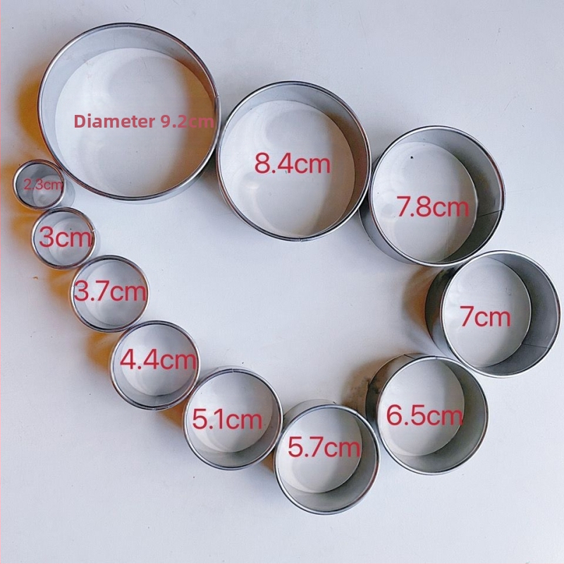 Plieninė žiedinė forma, Bobo apvali forma, torto žiedinė forma, pilnas keptų koldūnų odos putėsių žiedo rinkinys, Sikang forma