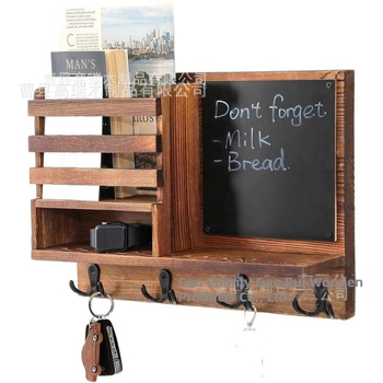 Gamyklinis vintažinis sieninis daiktų laikymo stovas, raktų kabliukas, medinis pašto laikymo stovas, laikraščių stovas, prieškambario įvairių daiktų stovas