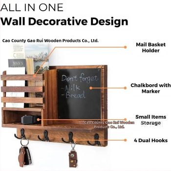 Gamyklinis vintažinis sieninis daiktų laikymo stovas, raktų kabliukas, medinis pašto laikymo stovas, laikraščių stovas, prieškambario įvairių daiktų stovas
