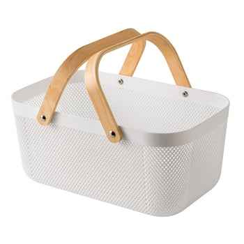 Преносима кошница за съхранение на подходяща цена, кошница за съхранение в домакинството, синя, кошница за съхранение в кухнята в японски стил, кошница за зеленчуци и плодове, синя, кошница за съхранение в банята