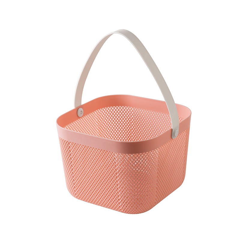 Преносима кошница за съхранение на подходяща цена, кошница за съхранение в домакинството, синя, кошница за съхранение в кухнята в японски стил, кошница за зеленчуци и плодове, синя, кошница за съхранение в банята