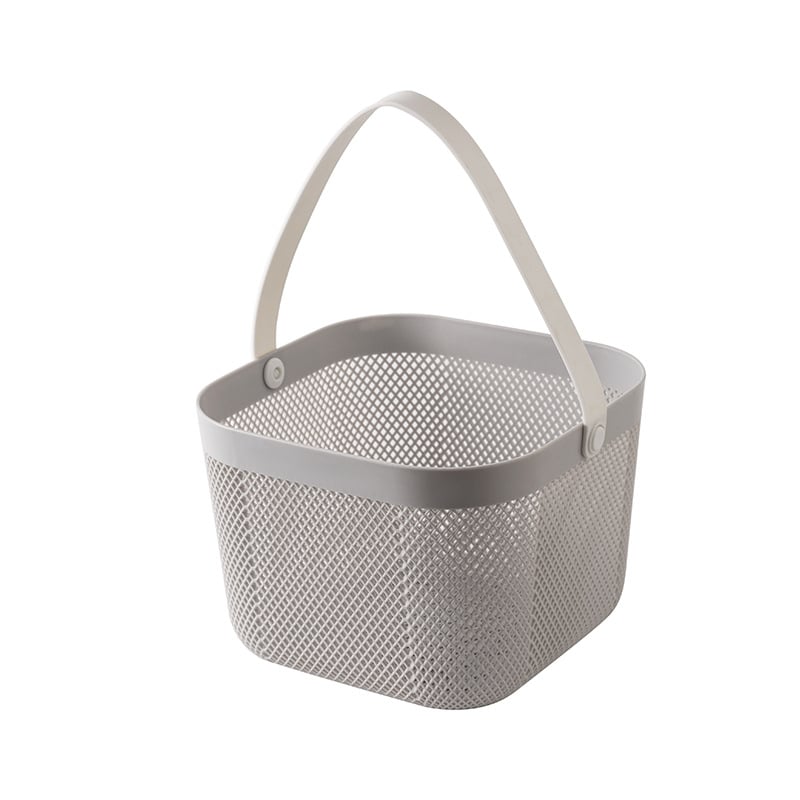 Преносима кошница за съхранение на подходяща цена, кошница за съхранение в домакинството, синя, кошница за съхранение в кухнята в японски стил, кошница за зеленчуци и плодове, синя, кошница за съхранение в банята