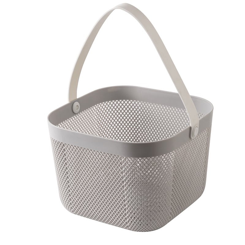 Преносима кошница за съхранение на подходяща цена, кошница за съхранение в домакинството, синя, кошница за съхранение в кухнята в японски стил, кошница за зеленчуци и плодове, синя, кошница за съхранение в банята