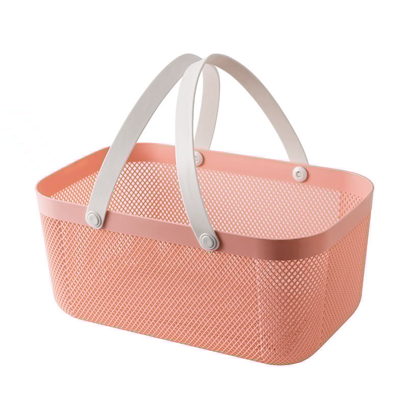 Преносима кошница за съхранение на подходяща цена, кошница за съхранение в домакинството, синя, кошница за съхранение в кухнята в японски стил, кошница за зеленчуци и плодове, синя, кошница за съхранение в банята