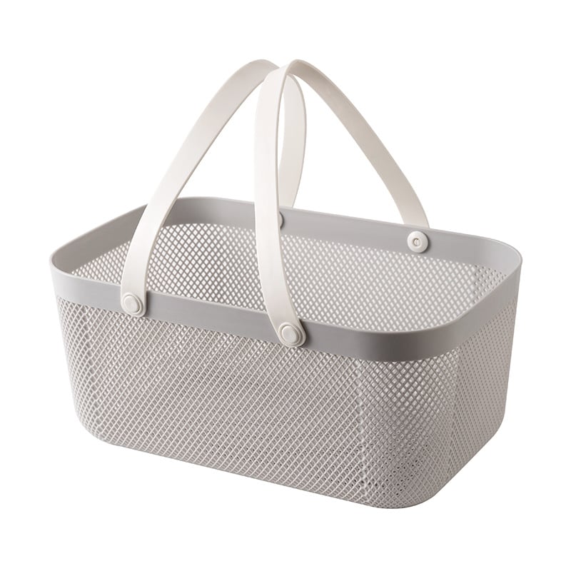 Преносима кошница за съхранение на подходяща цена, кошница за съхранение в домакинството, синя, кошница за съхранение в кухнята в японски стил, кошница за зеленчуци и плодове, синя, кошница за съхранение в банята