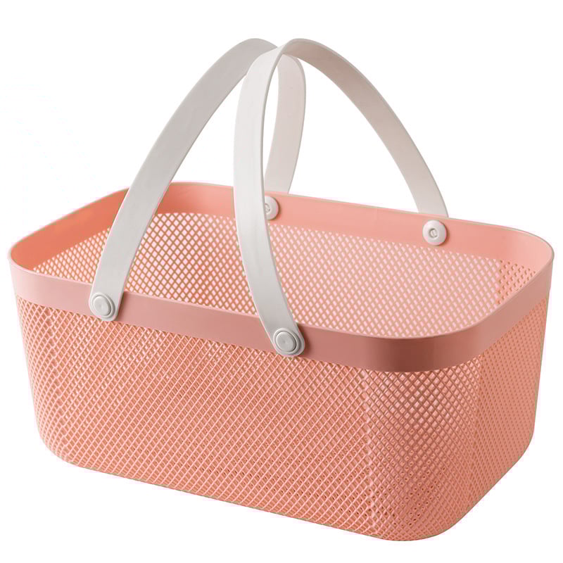 Преносима кошница за съхранение на подходяща цена, кошница за съхранение в домакинството, синя, кошница за съхранение в кухнята в японски стил, кошница за зеленчуци и плодове, синя, кошница за съхранение в банята