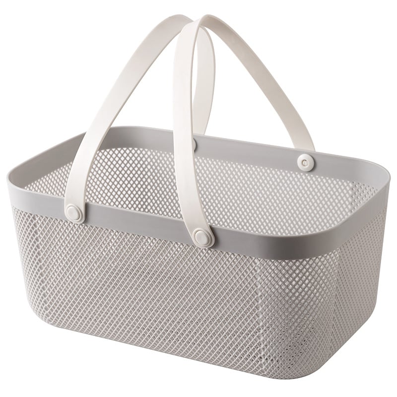 Преносима кошница за съхранение на подходяща цена, кошница за съхранение в домакинството, синя, кошница за съхранение в кухнята в японски стил, кошница за зеленчуци и плодове, синя, кошница за съхранение в банята