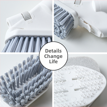 Σετ βούρτσας καθαρισμού κουζίνας πολλαπλών λειτουργιών, πιέστε νερό με ψεκασμό βούρτσας πλακιδίων, σφουγγάρι υαλοκαθαριστήρα, εργοστασιακή παραγωγή