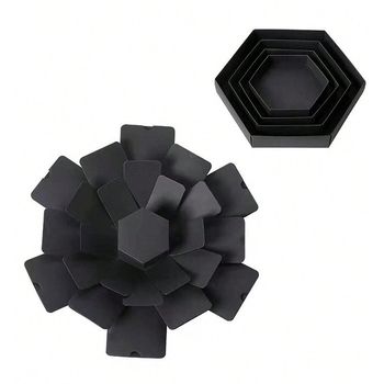 Piiriülene kuusnurkne mitmekihiline plahvatuskarp isetehtud fotoalbumi loominguline üllatussünnipäeva kinkekarbi tootjad hulgimüügis