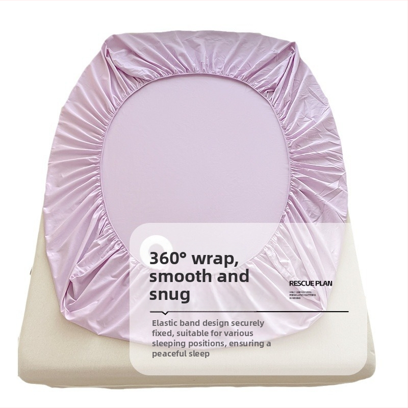 100 % Xinjiang medvilninis lovos užtiesalas, vientisas, grynos medvilnės lovos užtiesalas, vienspalvis čiužinio užtiesalas, dulkėms atsparus medvilninis lovos užtiesalo trijų dalių komplektas