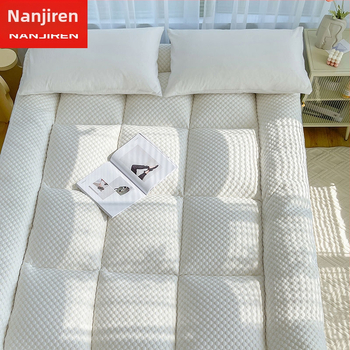 Nanjiren ziemas sabiezēts silts gultas pārklājs gultas palags matracis matracis matracis mīksts spilvens mājsaimniecības vienvietīgs divvietīgs mīksts spilvens