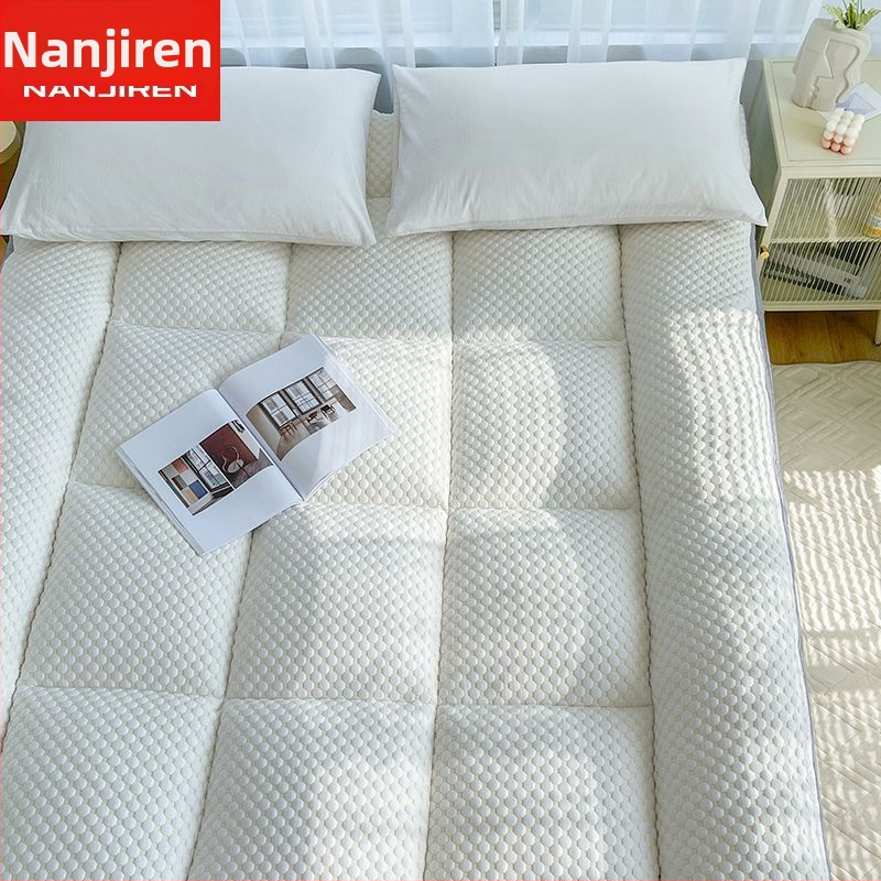Nanjiren зимен удебелен топъл калъф за легло, чаршаф, матрак, матрак, мека възглавница, домакински единичен двоен мека възглавница