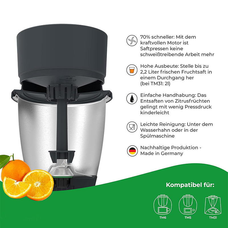„Xiaomei“ aparato priedai apelsinų sulčių atskyrimui rankinis sulčių spaudimo dangtelis TM6TM5 universalus ekstrakcijos presavimo rinkinys grynas