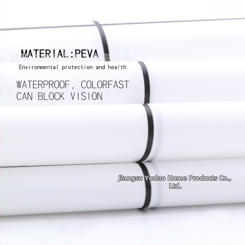 Трансгранична мраморна завеса за душ, водоустойчива, устойчива на мухъл, неперфорирана завеса за тоалетна