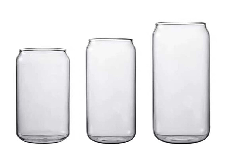 Hulgimüük kõrge boorsilikaadisisaldusega koksiklaasist purk-tüüpi käsitsi puhutud ühekihiline koksiklaas külm jook tervislik