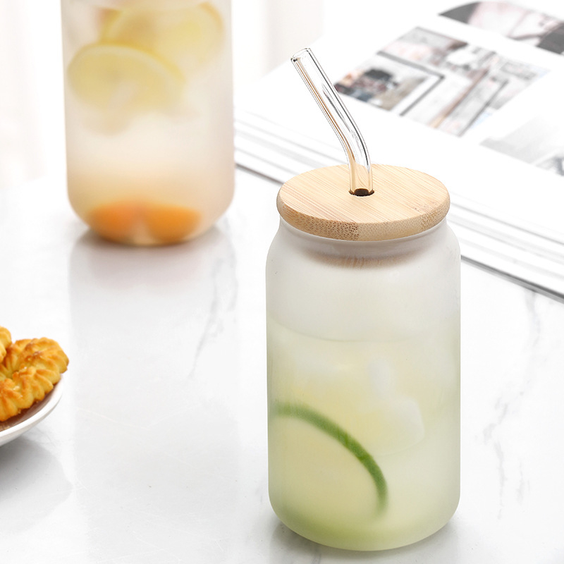 Hulgimüük kõrge boorsilikaadisisaldusega koksiklaasist purk-tüüpi käsitsi puhutud ühekihiline koksiklaas külm jook tervislik