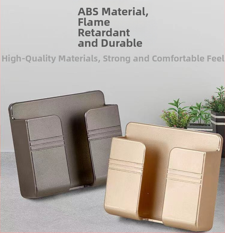 Tālvadības pults uzglabāšanas kaste, pie sienas piekarama kaste, mobilā tālruņa kaste bez perforatora, radoša viesistabas atslēgu glabāšanas plaukts