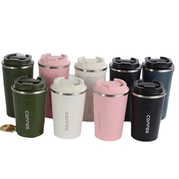 Διασυνοριακό απλό φλιτζάνι καφέ από ανοξείδωτο ατσάλι 304 αμερικανικό μεγάλο φλιτζάνι δημιουργικό αναψυχής εξωτερικό αυτοκίνητο εκτύπωσης ΛΟΓΟΤΥΠΟ φλιτζάνι