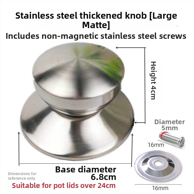 Universaalne roostevabast terasest potikaane käepidemega ülemine helmestega potikaane käepidemega ülemine kork potikaane tarvikud sobivad 99% potitüüpidele tehase tasuta saatmine