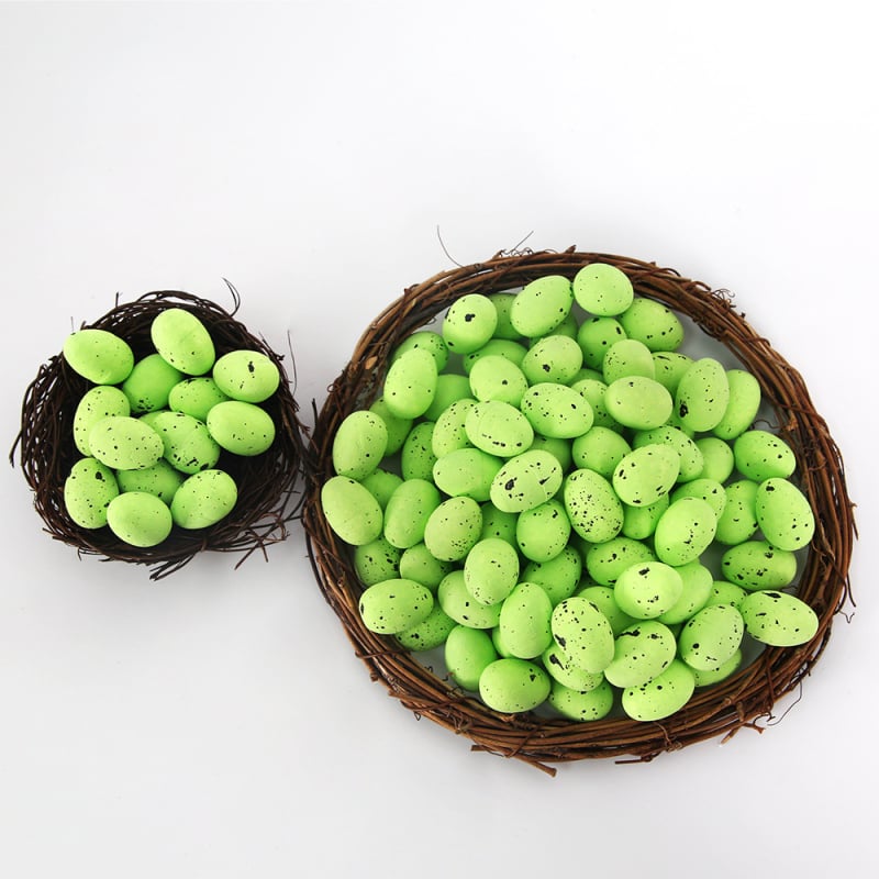 Lihavõttepühade dekoratiivne vahtmuna, kunstlik mudel, isetehtud rotangist kaunistus, vanik, värviline muna, laste mänguasjad