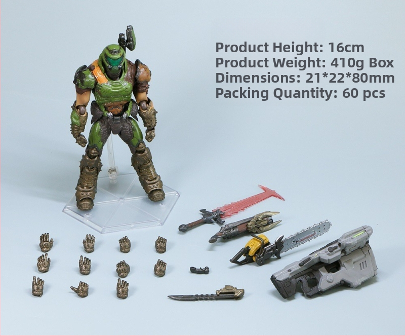 figma SP-140 Doom Eternal Demon Hunter Action Hand Model Στολίδι Δώρο