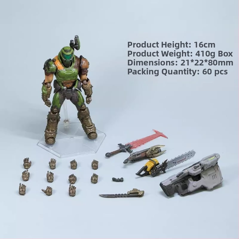 figma SP-140 Doom Eternal Demon Hunter Екшън Ръчен Модел Орнамент Подарък