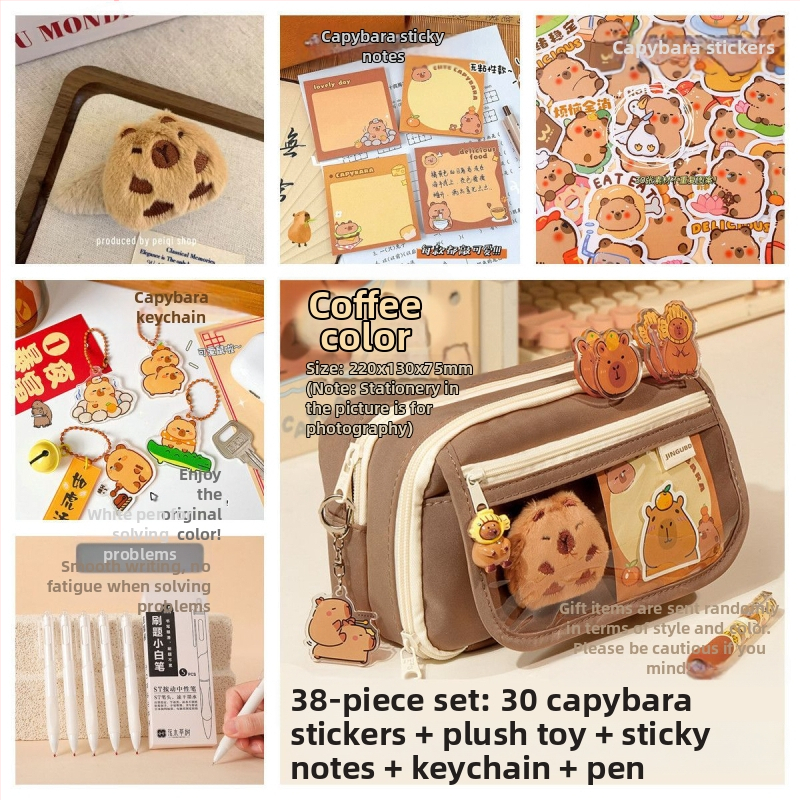 Uus Capibala pinal tüdrukutele algkooliõpilastele, uhke klapiga suure mahutavusega pinal poistele