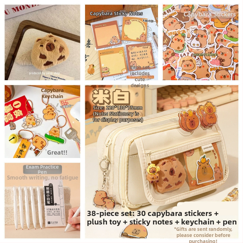 Uus Capibala pinal tüdrukutele algkooliõpilastele, uhke klapiga suure mahutavusega pinal poistele