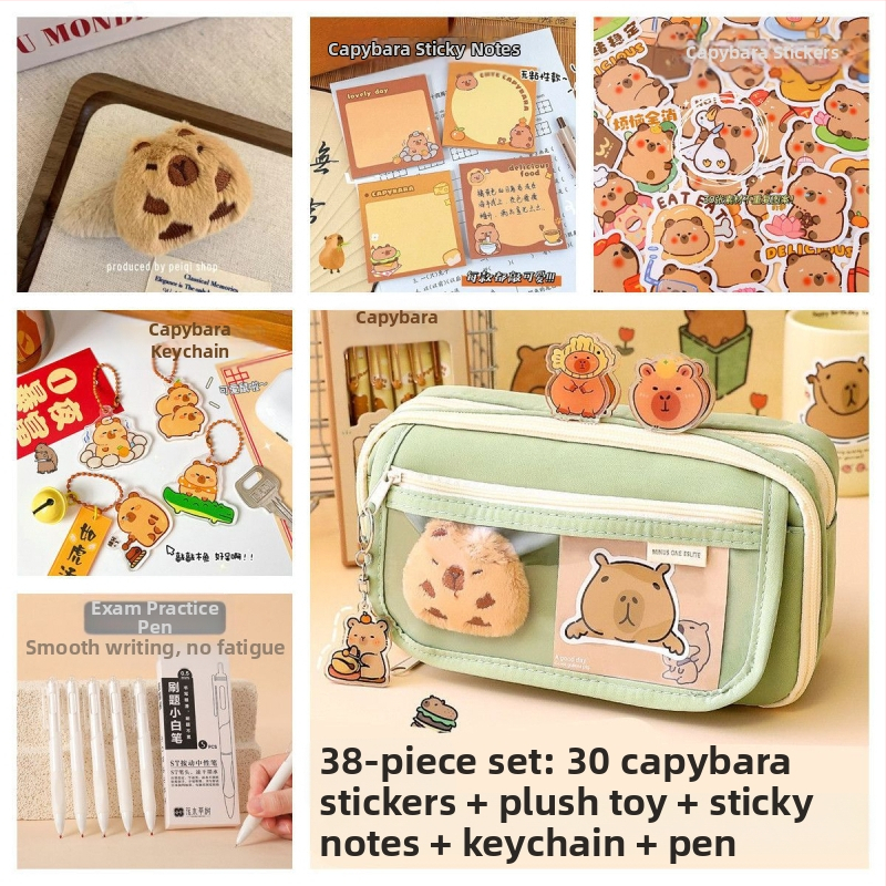 Uus Capibala pinal tüdrukutele algkooliõpilastele, uhke klapiga suure mahutavusega pinal poistele