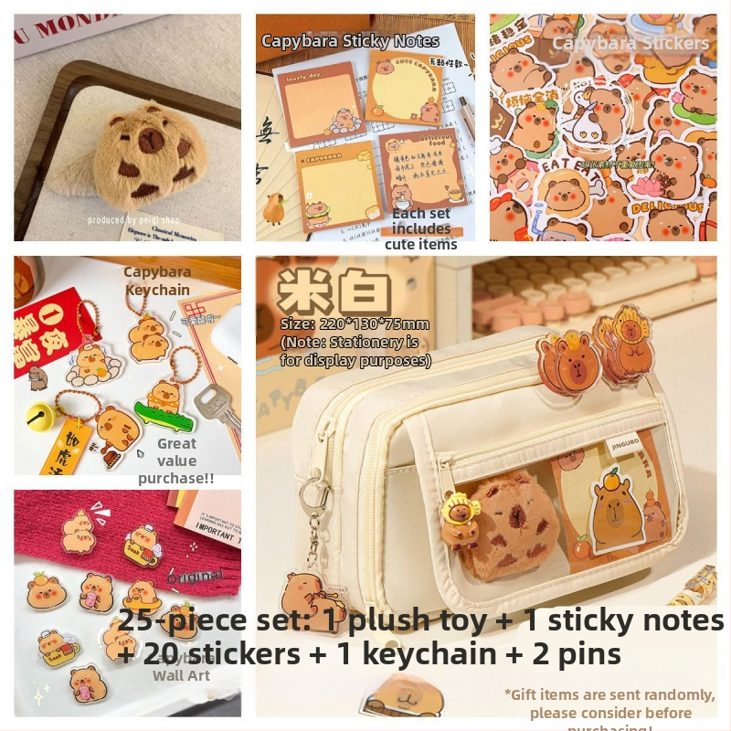 Uus Capibala pinal tüdrukutele algkooliõpilastele, uhke klapiga suure mahutavusega pinal poistele