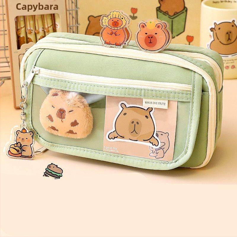 Uus Capibala pinal tüdrukutele algkooliõpilastele, uhke klapiga suure mahutavusega pinal poistele