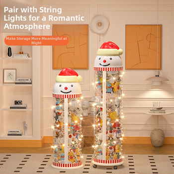 Užtrauktuku užsegama didelės talpos lėlių laikymo statinė vaikams, pliušinis žaislas, permatomas krepšelis, lėlių laikymo statinė