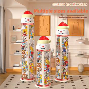 Užtrauktuku užsegama didelės talpos lėlių laikymo statinė vaikams, pliušinis žaislas, permatomas krepšelis, lėlių laikymo statinė