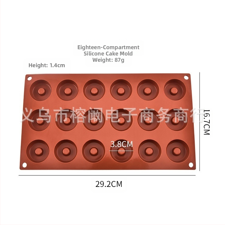 Silikónová forma na šišky, čokoládové sušienky, puding, pena, nástroje na pečenie, forma na tortu, 6, 8, 18 kusov